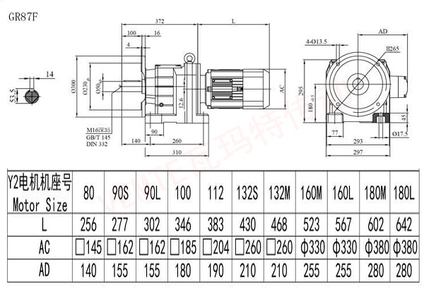 R87F減速機圖紙 R87F減速機圖紙